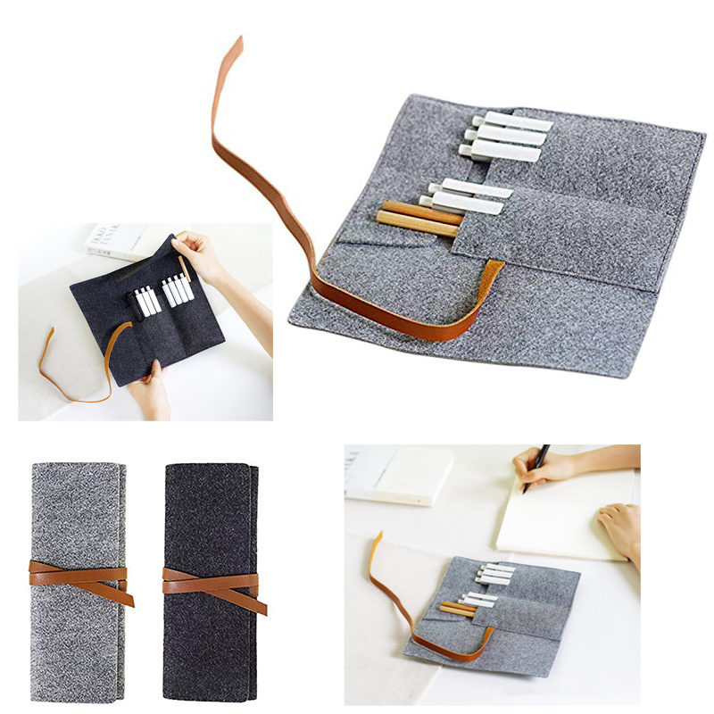 Felt Rollup Pencil Bag 2