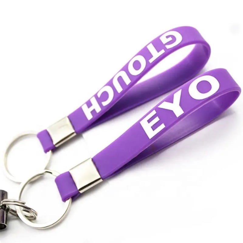 Custom Printed Wristband Keychains 40