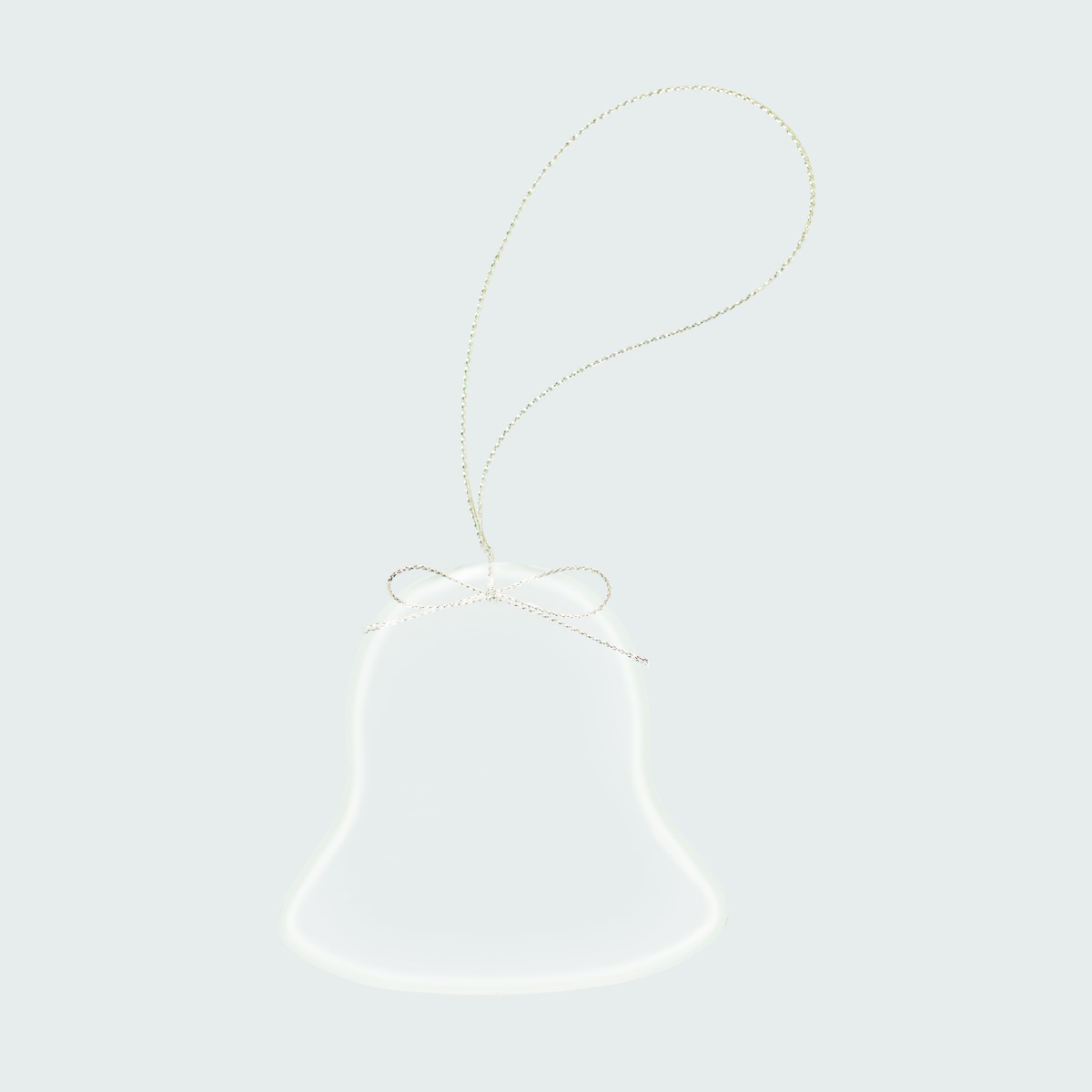2 3/4" Crystal Bell Ornament 3