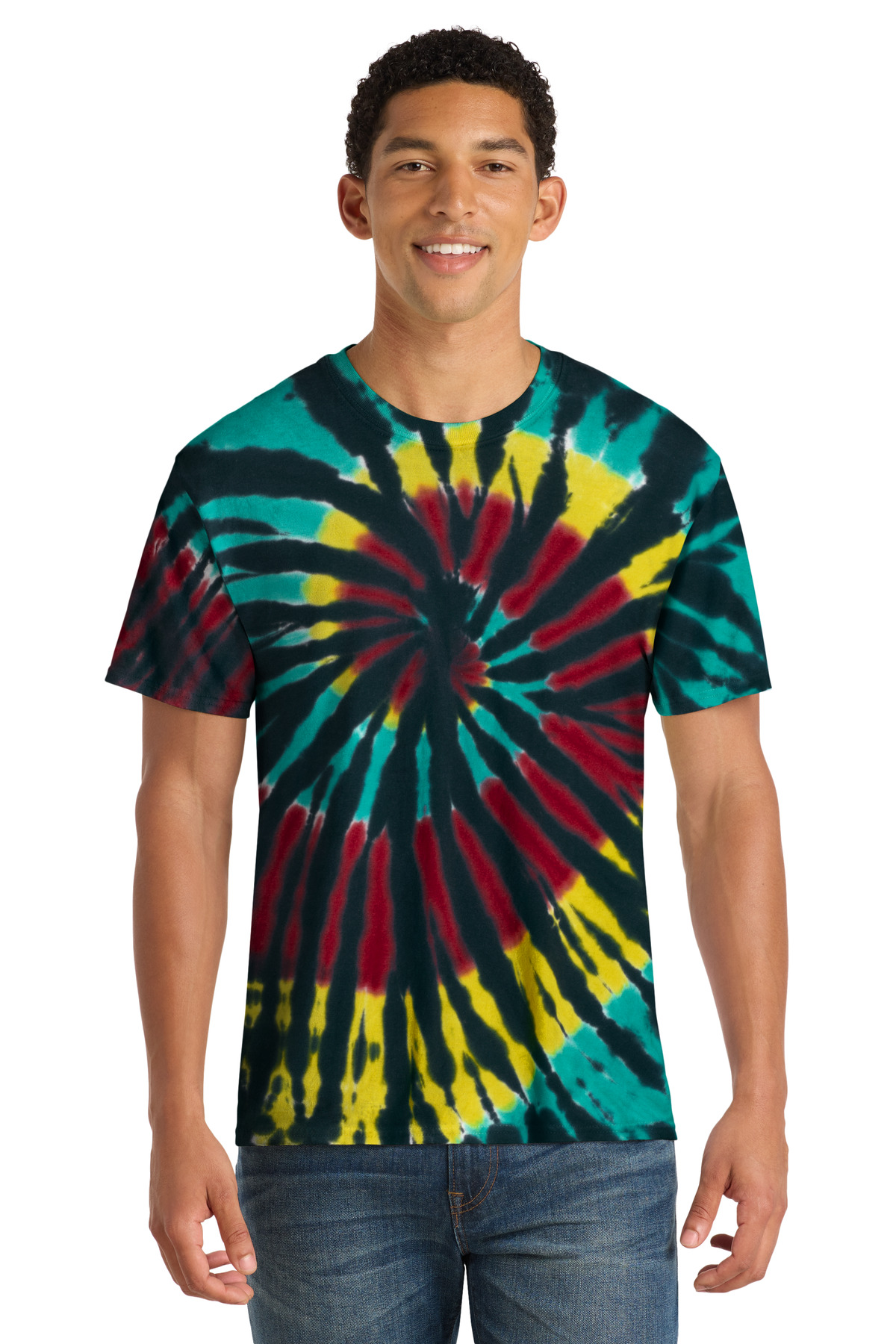 Port & Co Tie-Dye Tee. PC147 48
