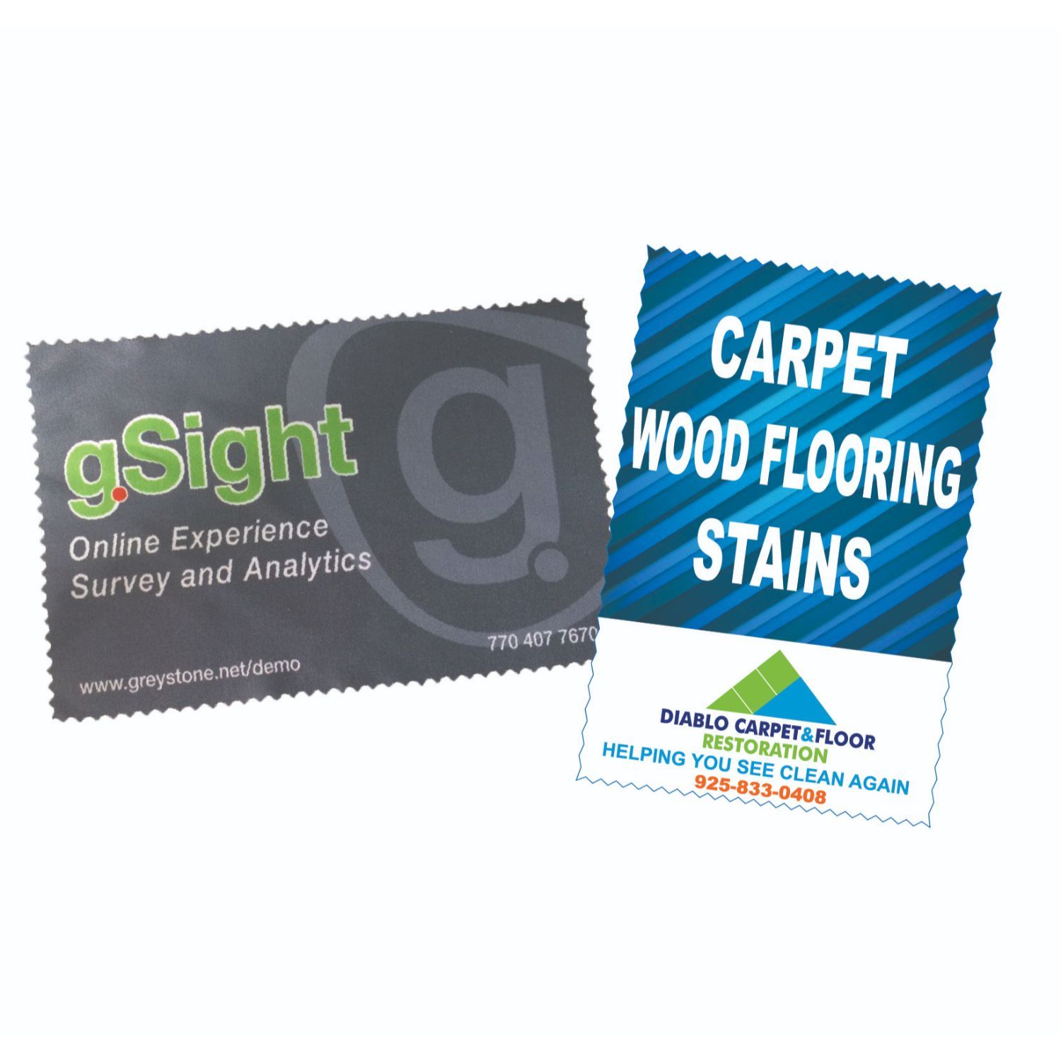 Luxurious 4 x 6 Microfiber Cleaning Cloth - Two Sided Imprint — view 1 of 1