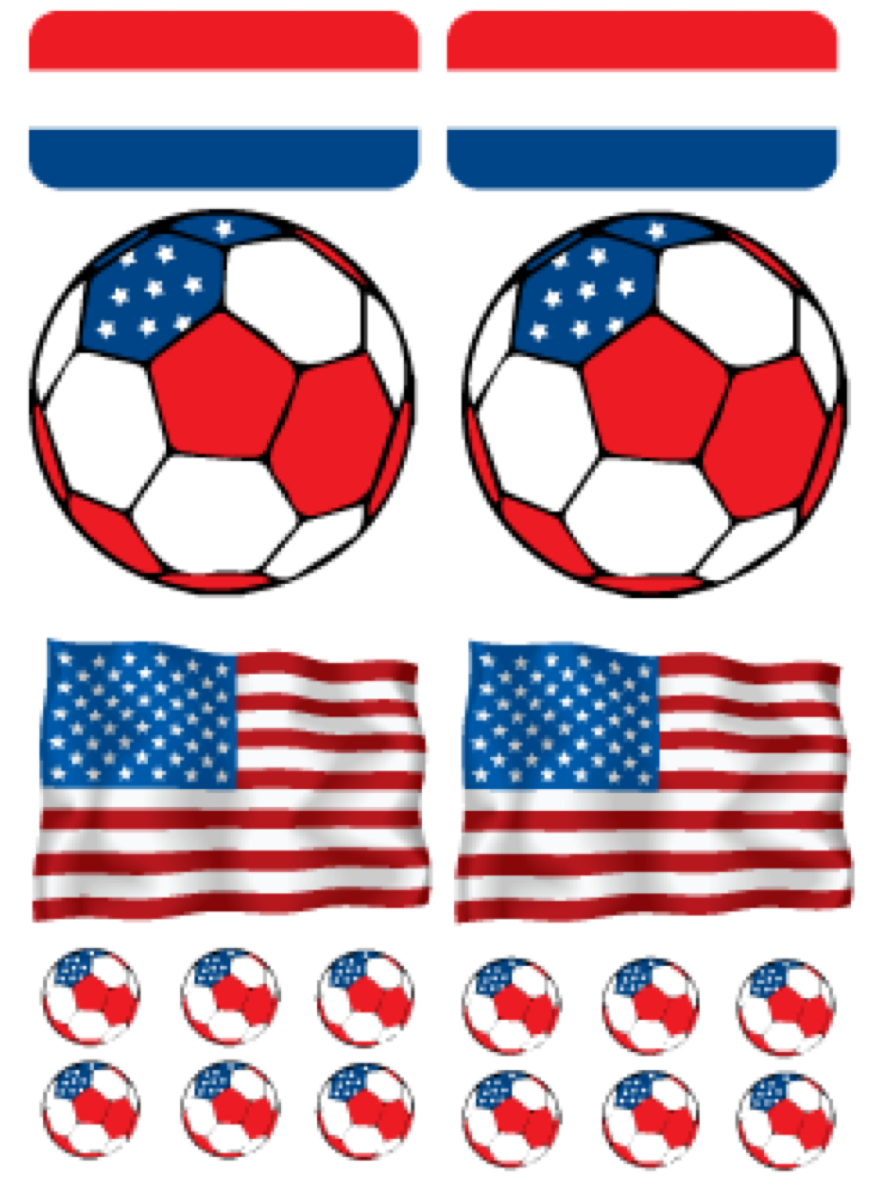 Waterless Peel & Stick Tattoo Custom Assortment Sheet - Die Cut to Shape - Full Color 2