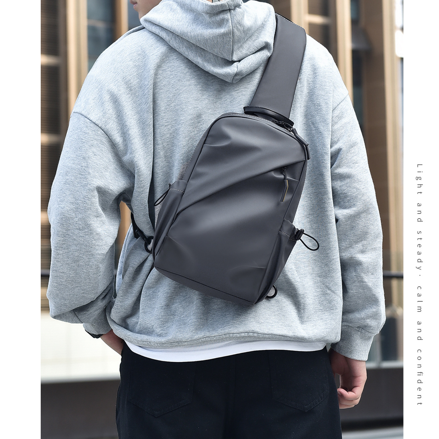 Lightweight Crossbody Backpack for Men 6