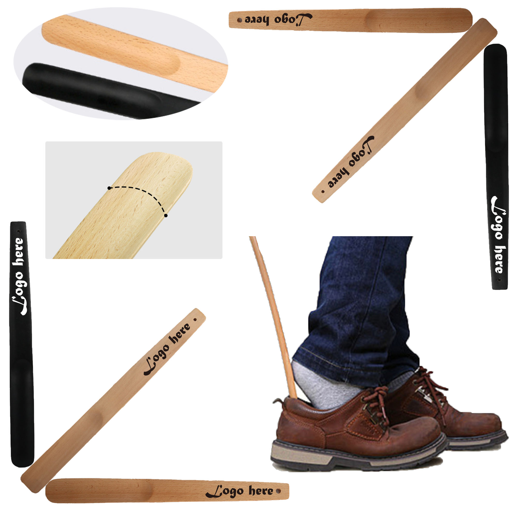 MOQ3000 14.96" Long-handled Shoe Pick 1