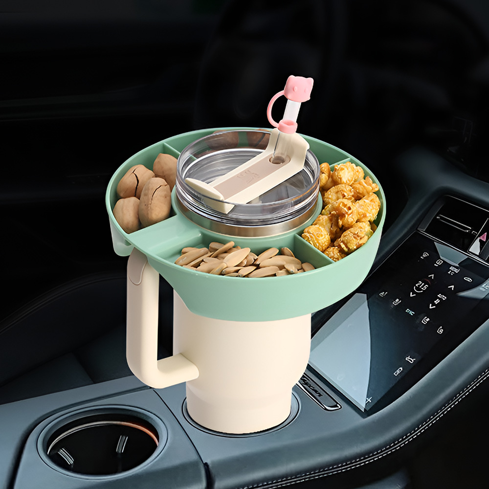 BPA Free Silicone Snack Platter for 40oz Tumbler 2