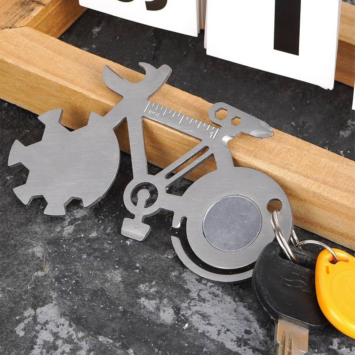 Bike Shaped Multi Functional Tool w/ Mirror 7