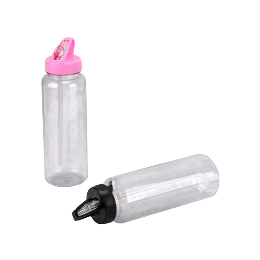 27 OZ Plastic Beverage/Sport/Space Bottle With Flip Straw 4