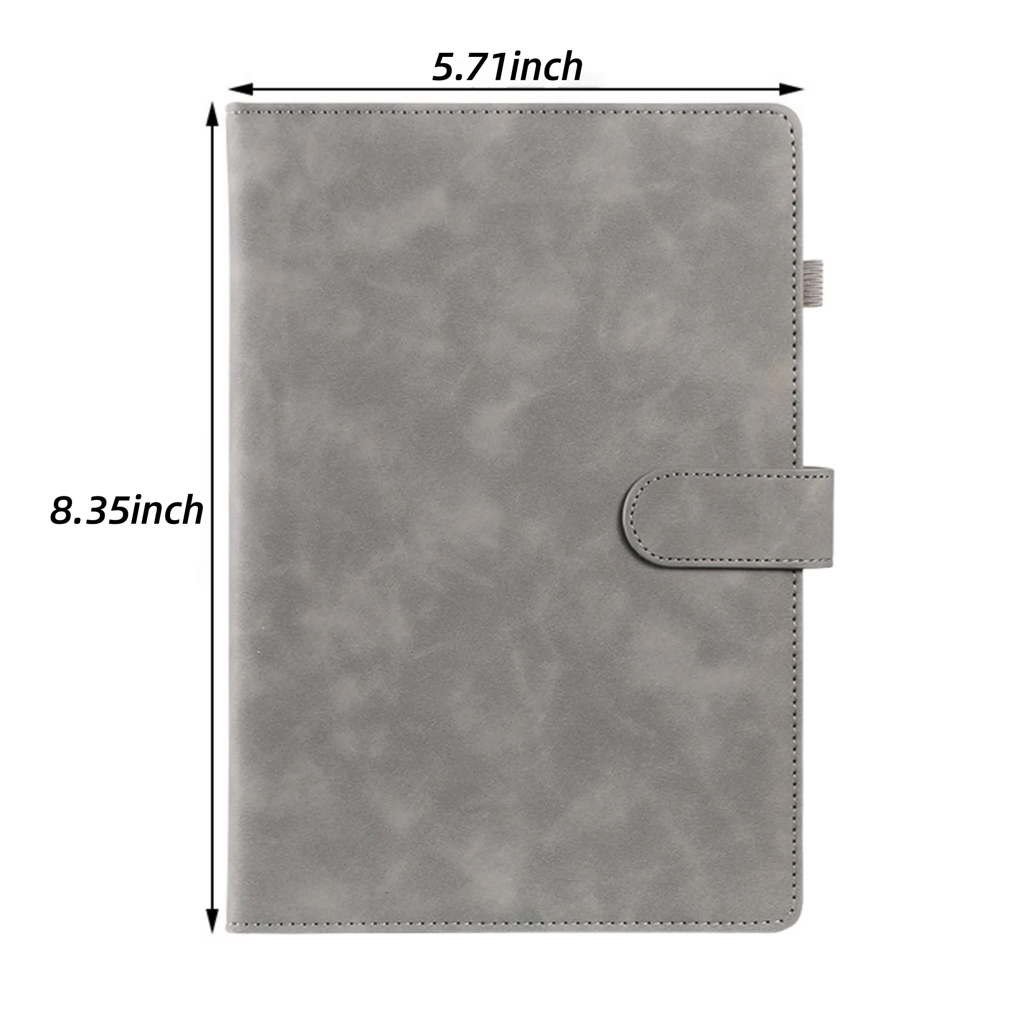 A5 Leather Magnetic Closure Notebook 7