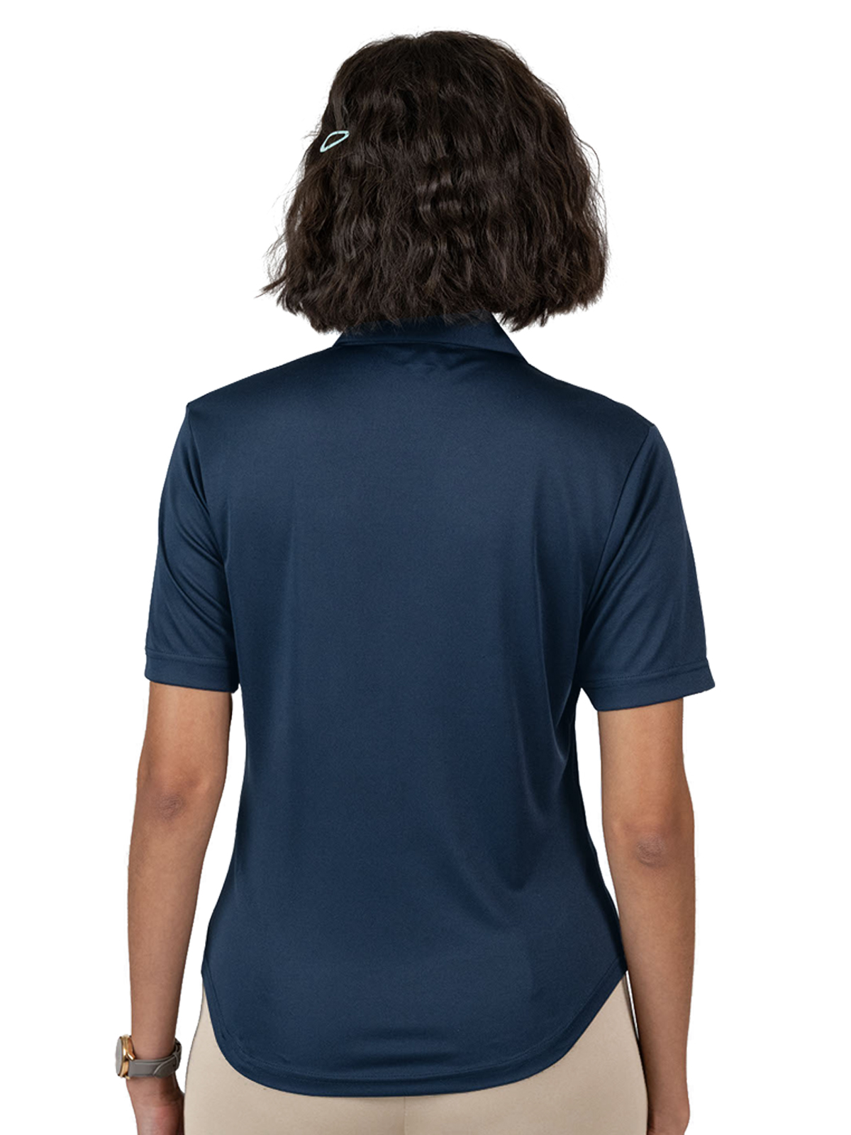 Blue Generation - Women's Pocketless Bonded Collar Dress Polo 5
