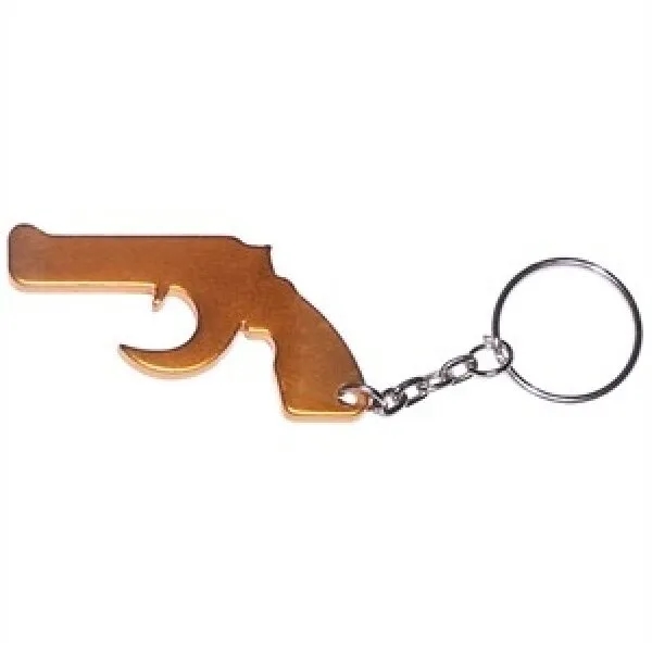 Gun Shape Bottle Opener w/Key Chain 4