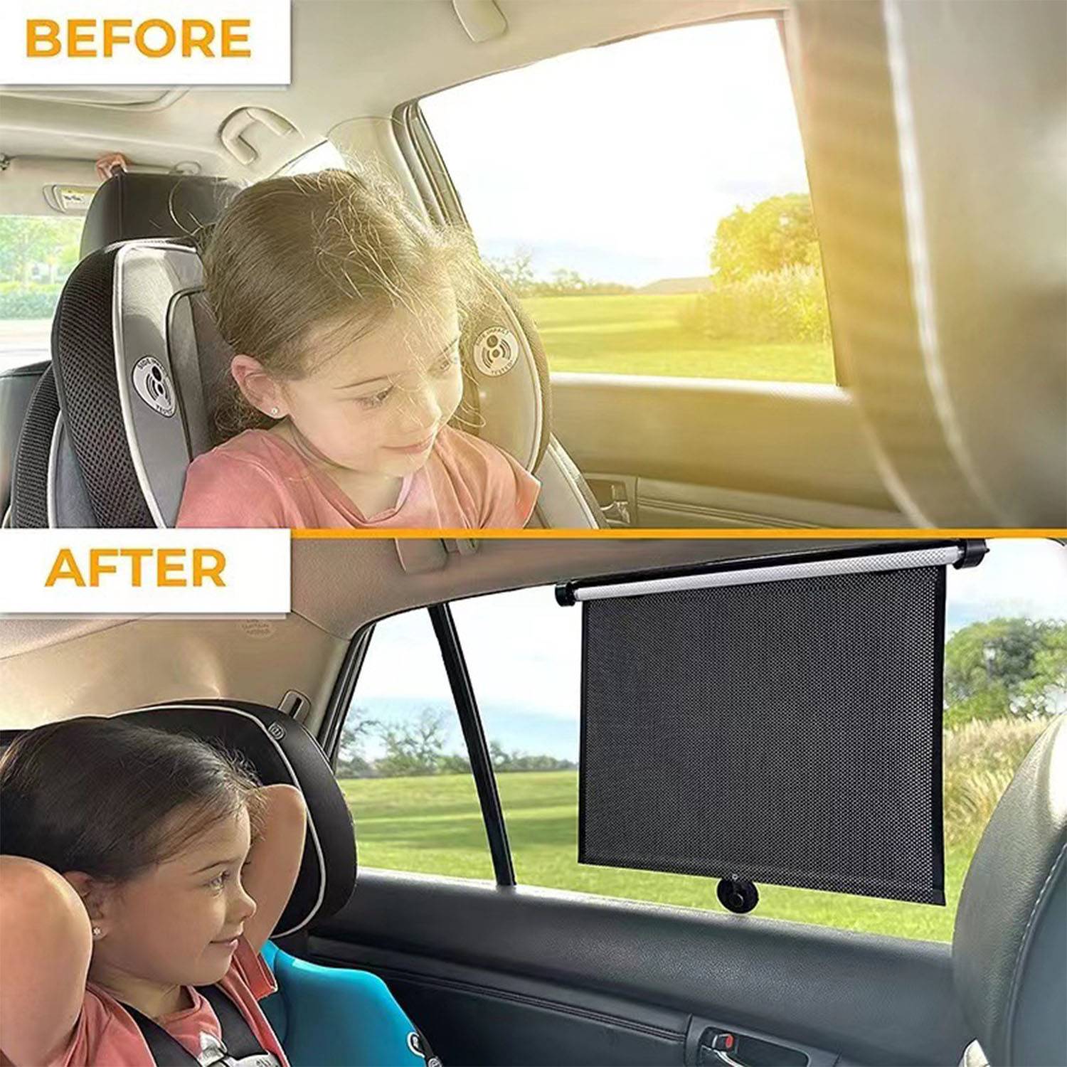 Sun Shade for Car Window Effectively Block UV Rays 4