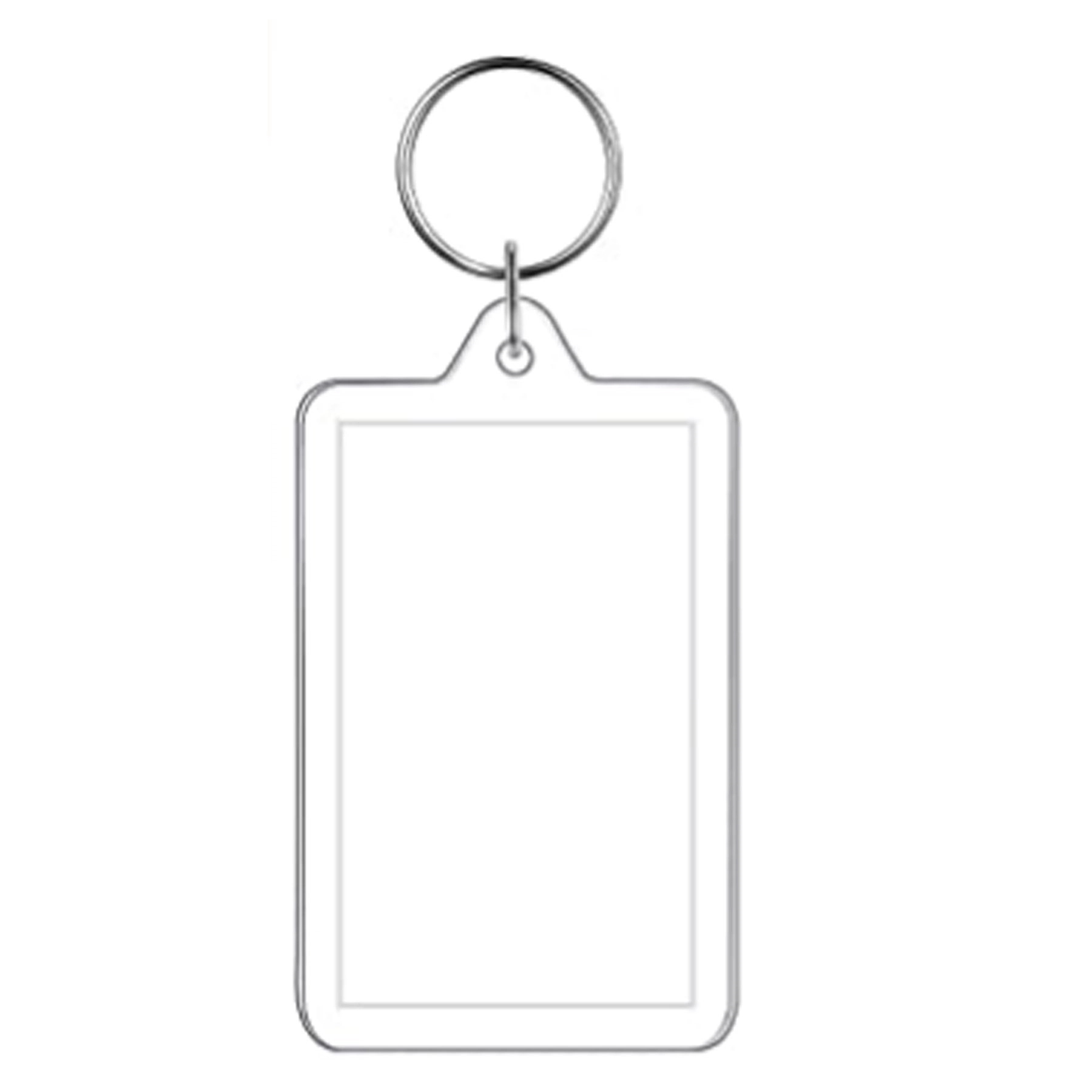 Photo Insert Blank Keyring 3