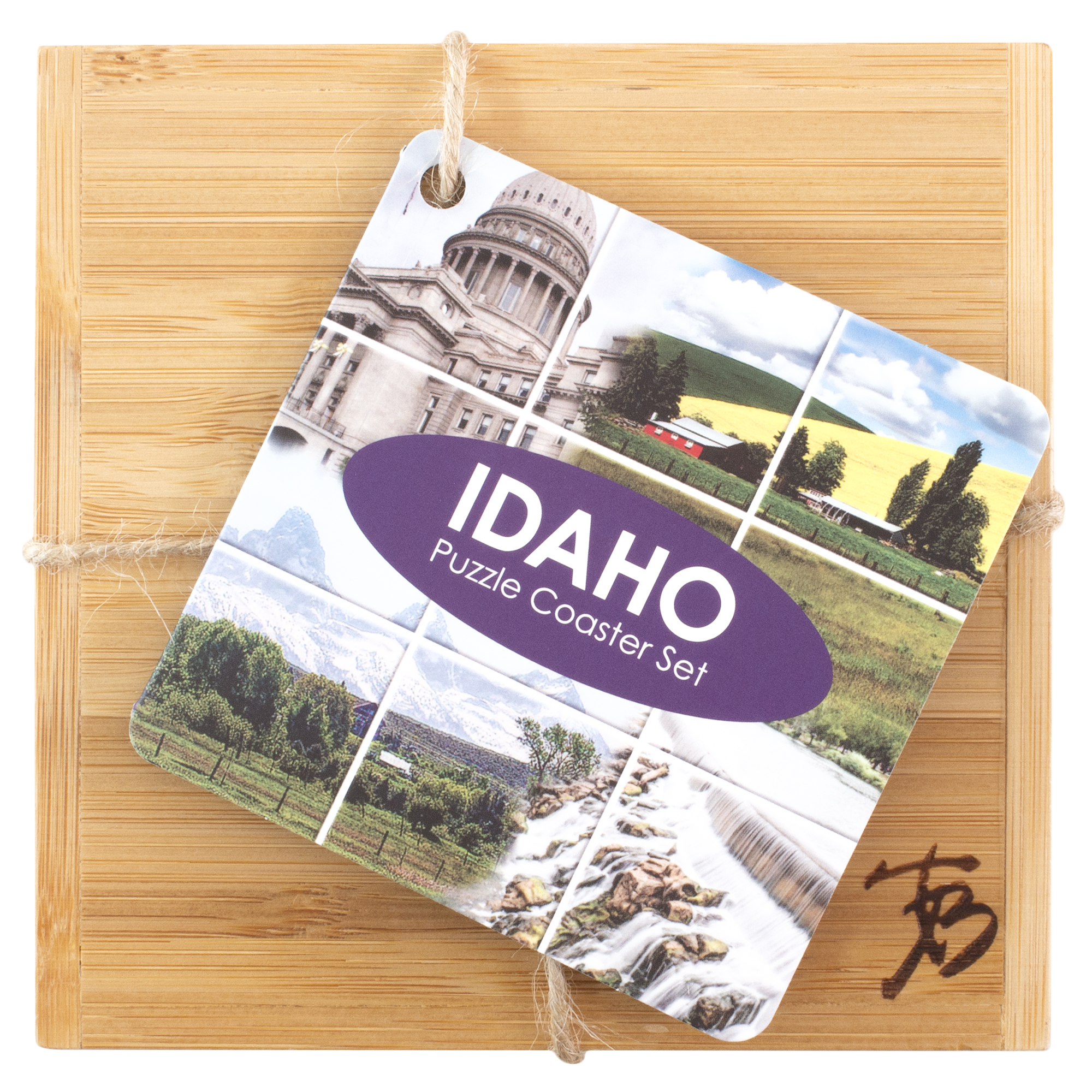 Idaho Puzzle Coaster Set 4