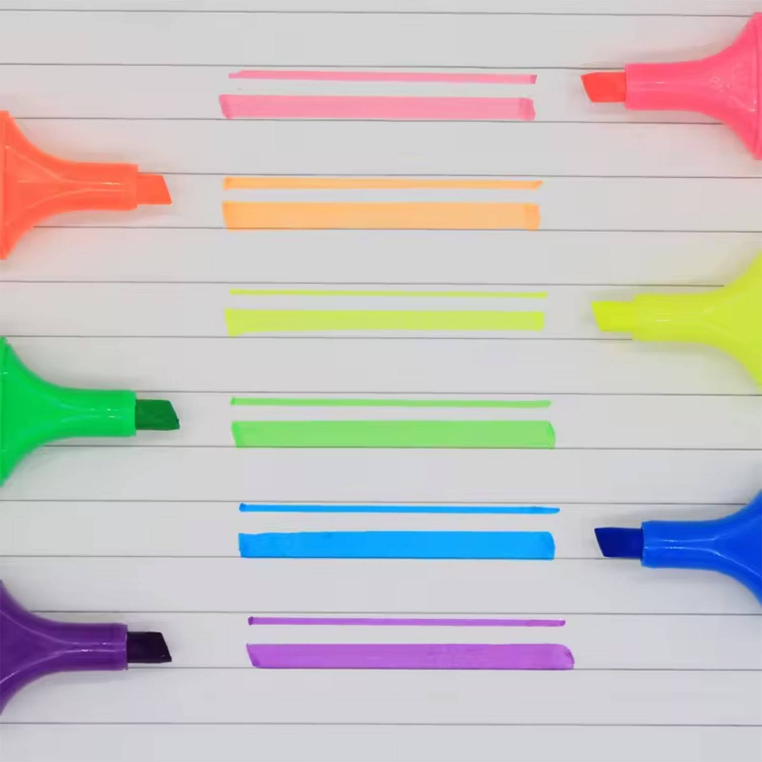Large-Capacity Flat Tip Highlighter 4