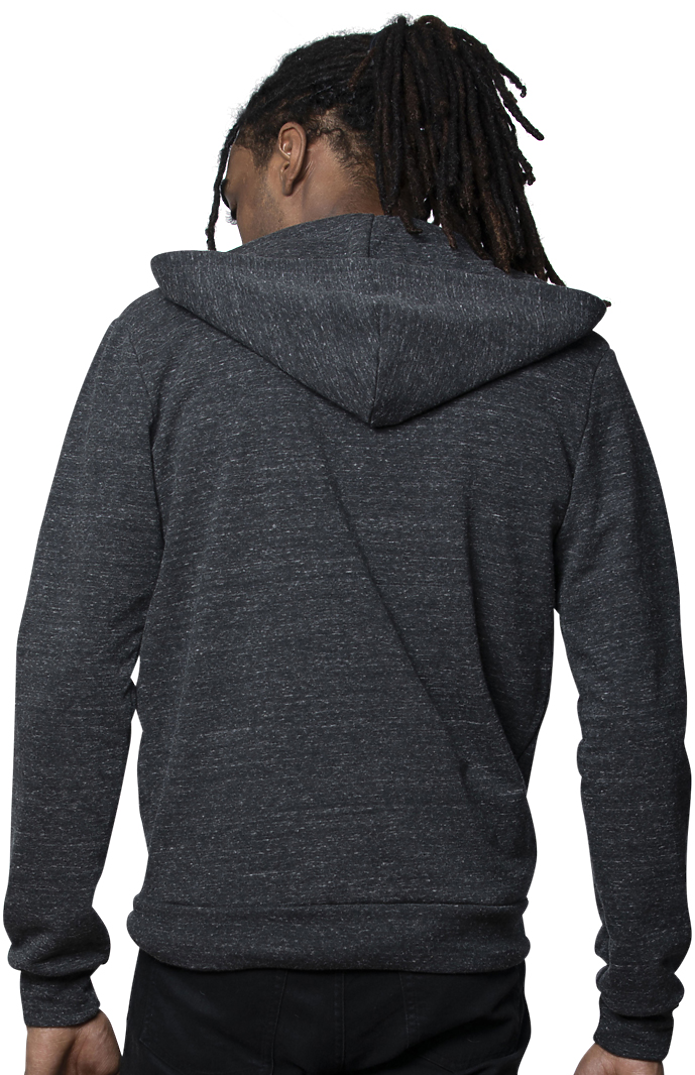 Unisex eco Triblend French Terry Full Zip Hoodie 4