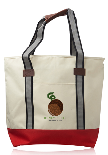 Large Sea Coast Polyester Tote Bags 10