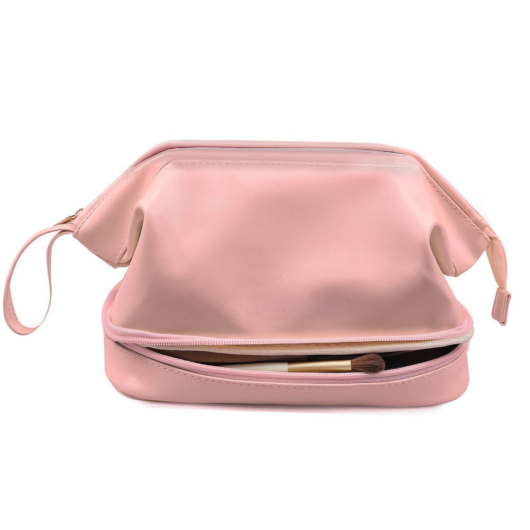 PU Leather Large Capacity Travel Cosmetic Bag for Women 5