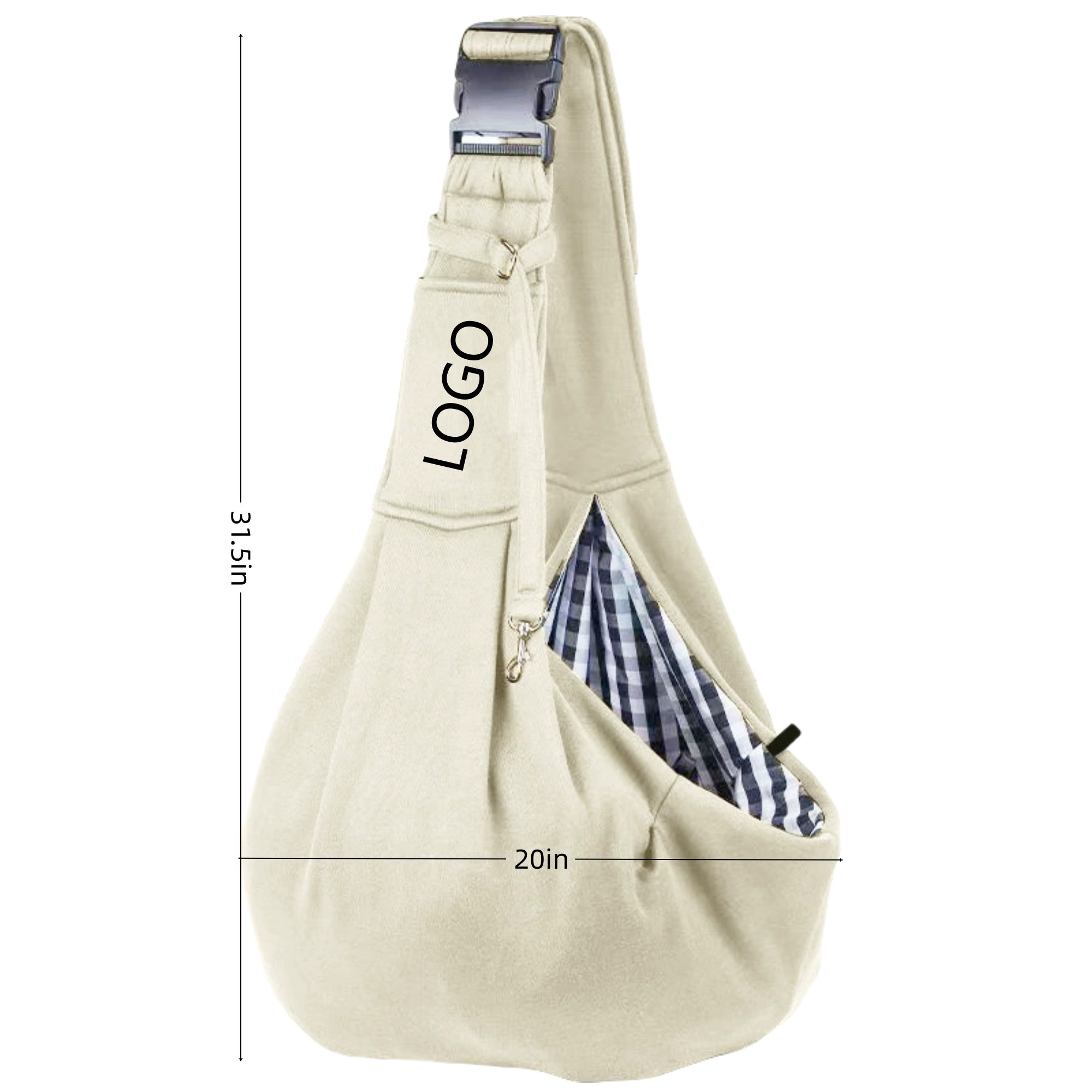 Adjustable Folding Pet Crossbody Bag 5