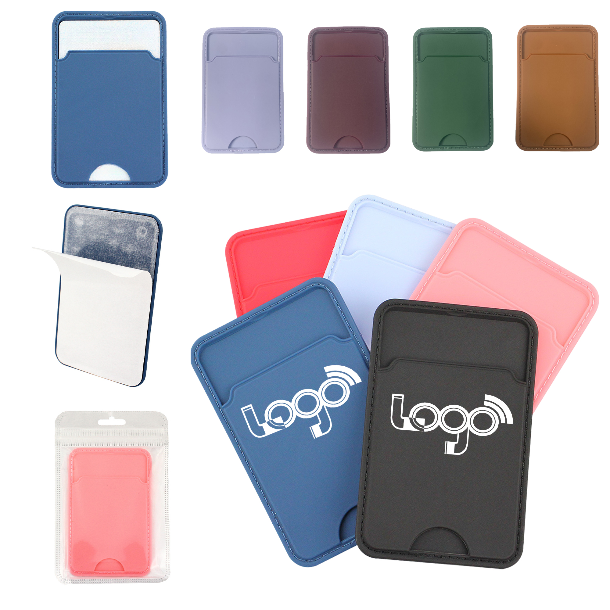Lightweight Adhesive Card Holder for Devices 6