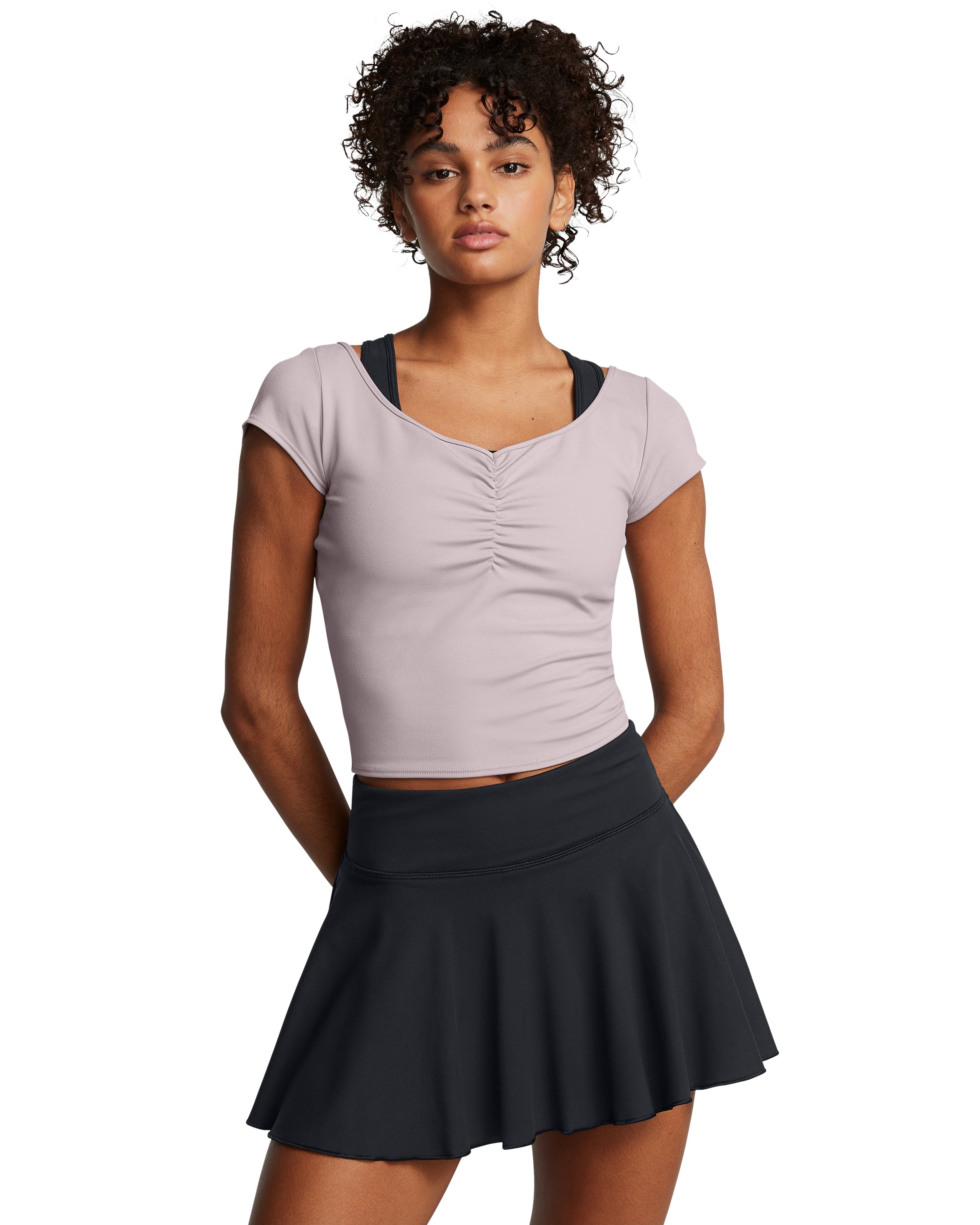 UA Motion Ruched Women's Short Sleeve 3
