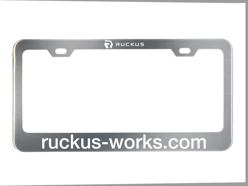 Stainless Steel License Plate Frame