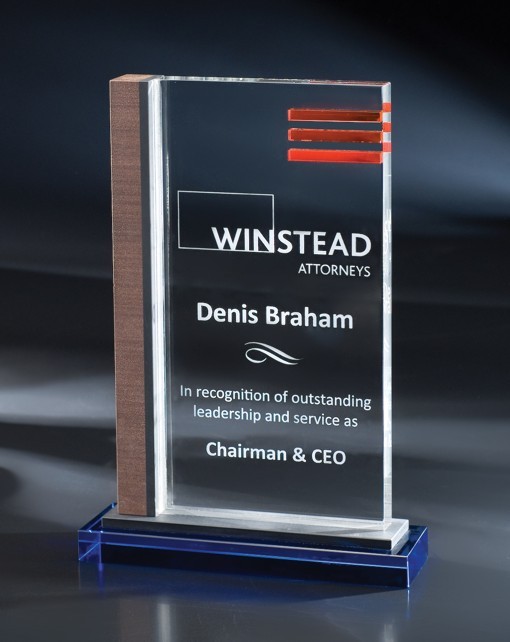 Artistic Expressions Crystal Brick Yard Award 1