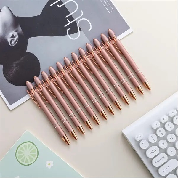 Pink Pen With Soft Rubberized Grip 7