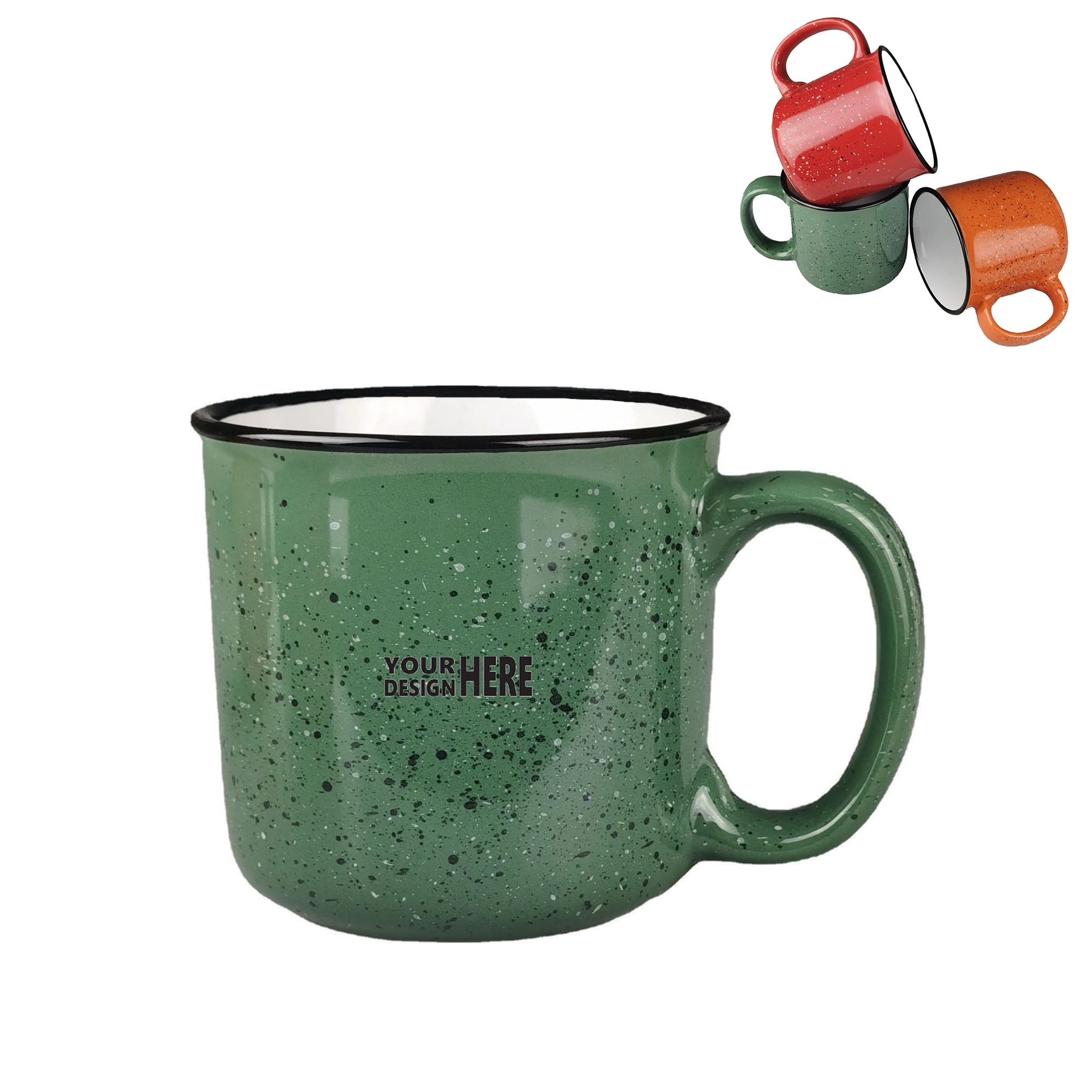12oz Ceramic Speckled Coffee Mug 3