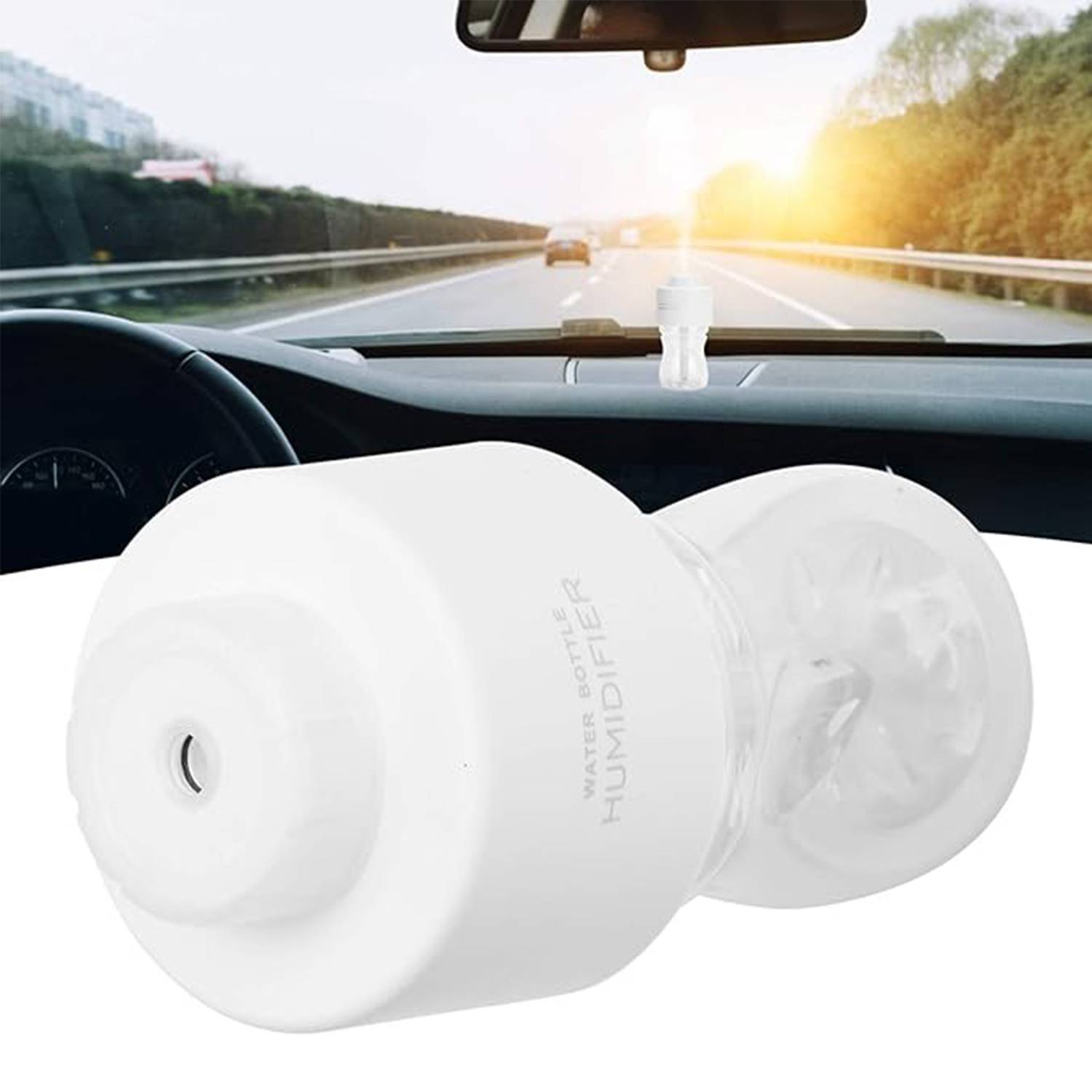 Mini Portable Bottle Cap Air Humidifer W/ Usb Cable 2