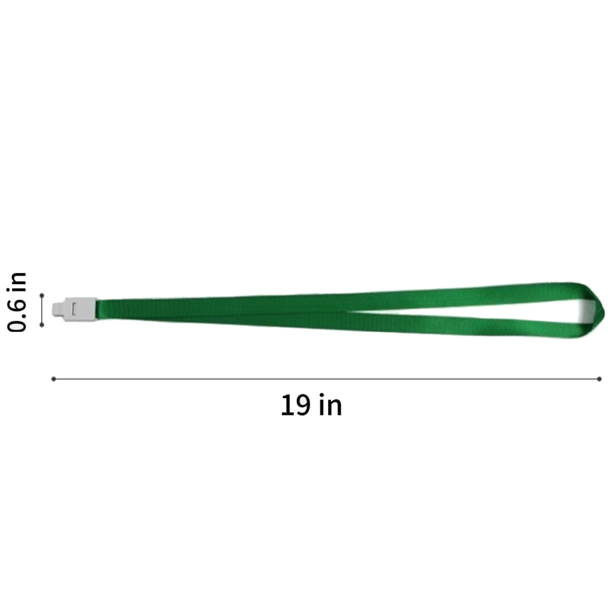Polyester Neck Strap With ID Work Card Clip Lanyard 4