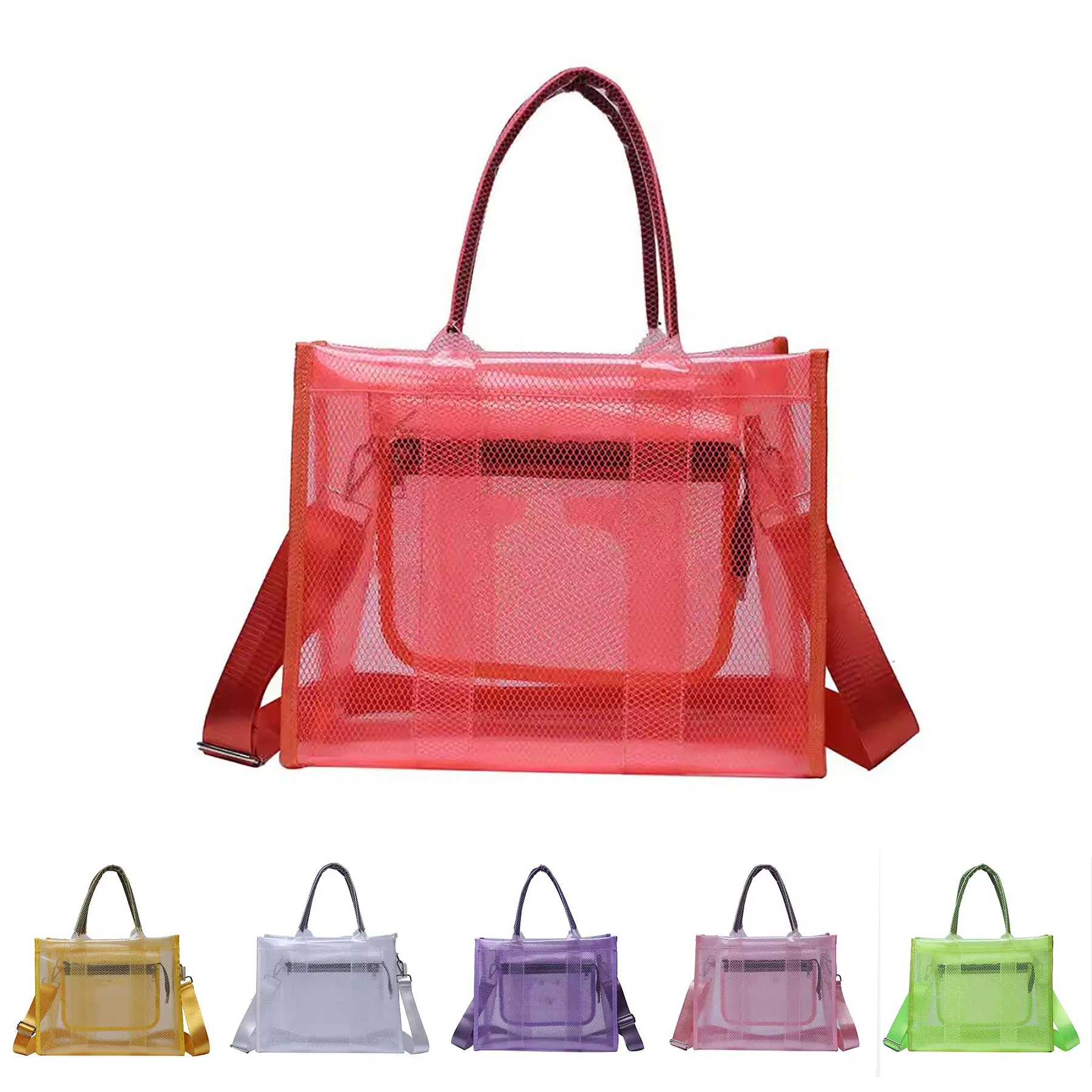 Women's Clear PVC Handbag 1