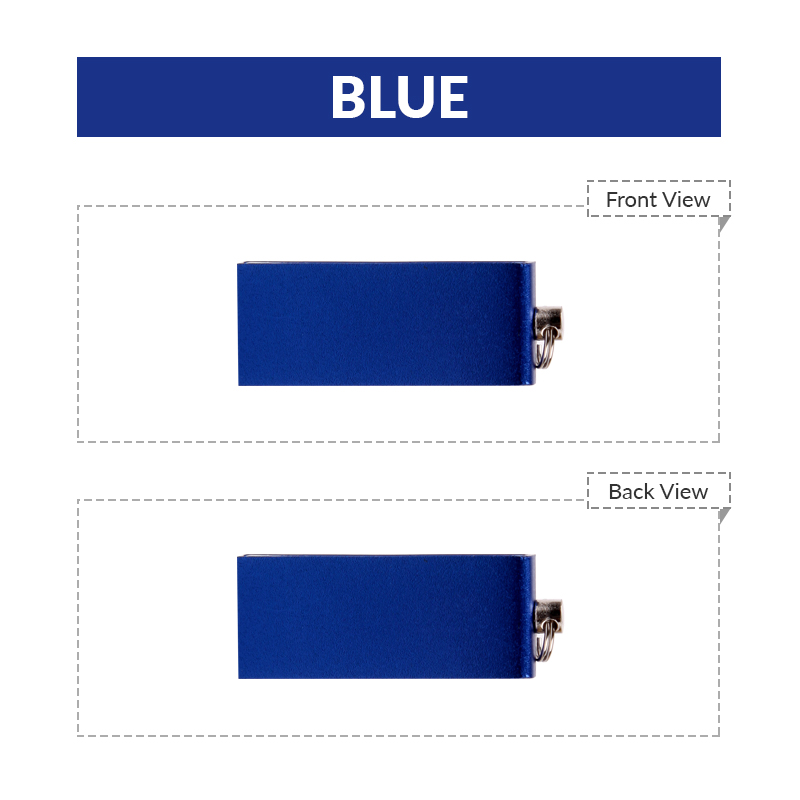 Swivel USB Flash Drive with Keyring 16