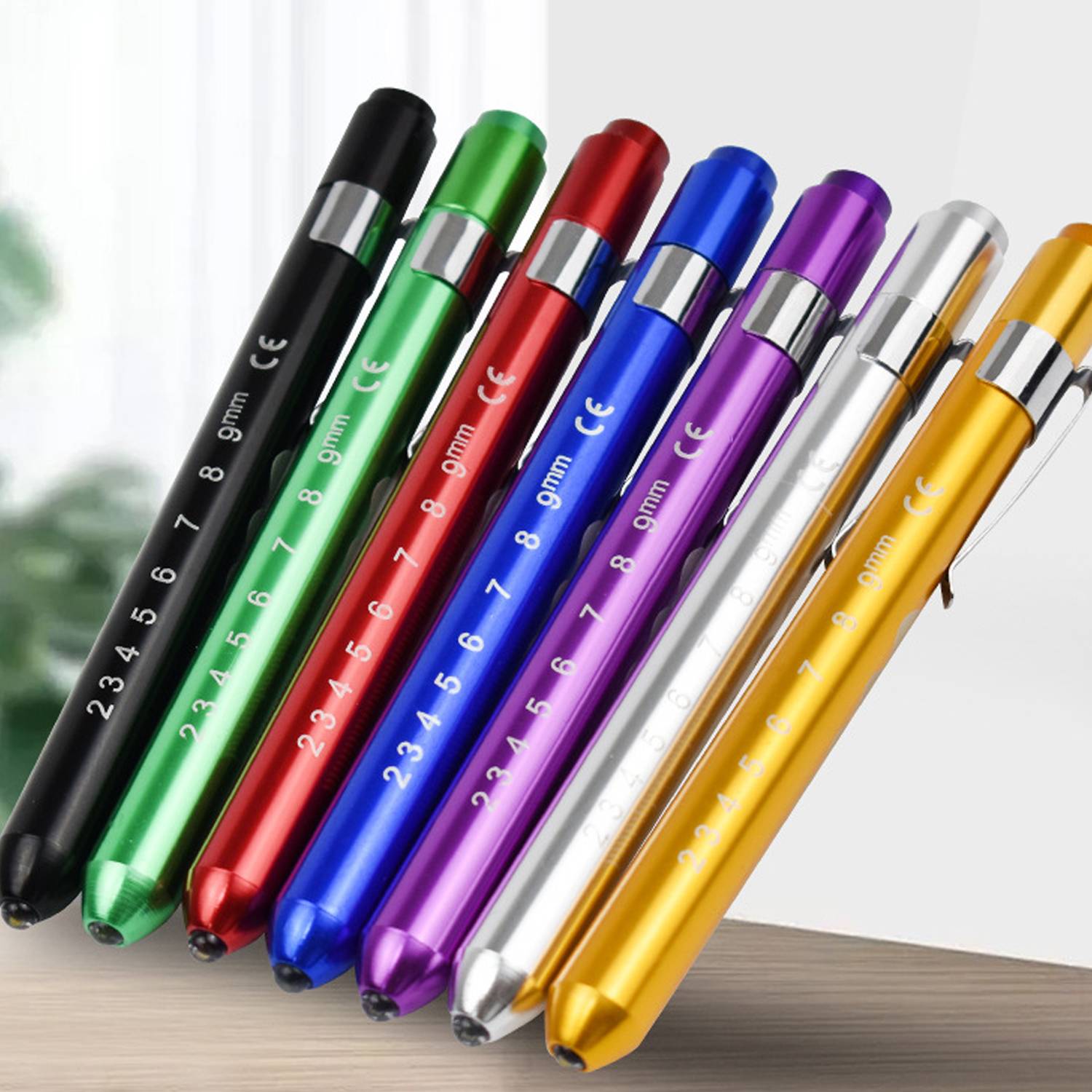 Medical Aluminum Alloy LED White Light Pen Flashlight 4