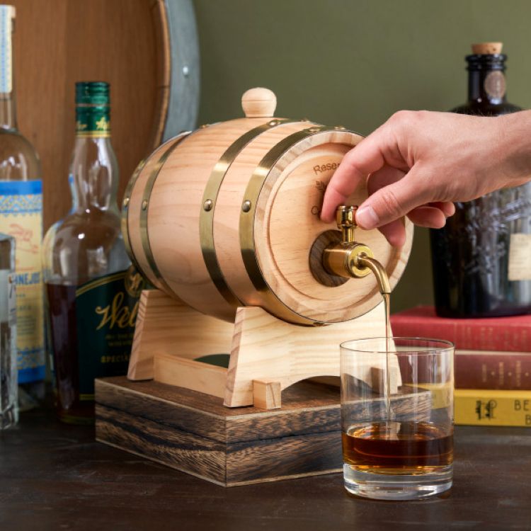 Foster & Rye™ Whiskey Barrel Drink Dispenser 3