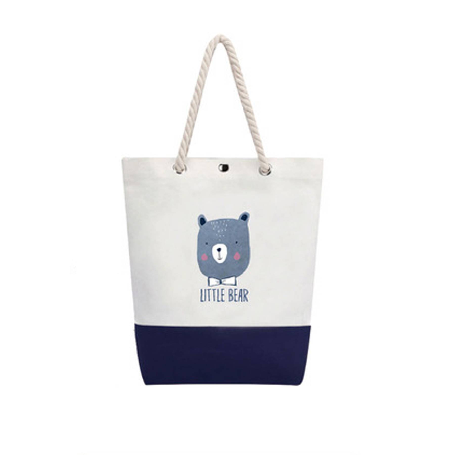 Cotton Rope Hand-held Canvas Shopping Bag 5