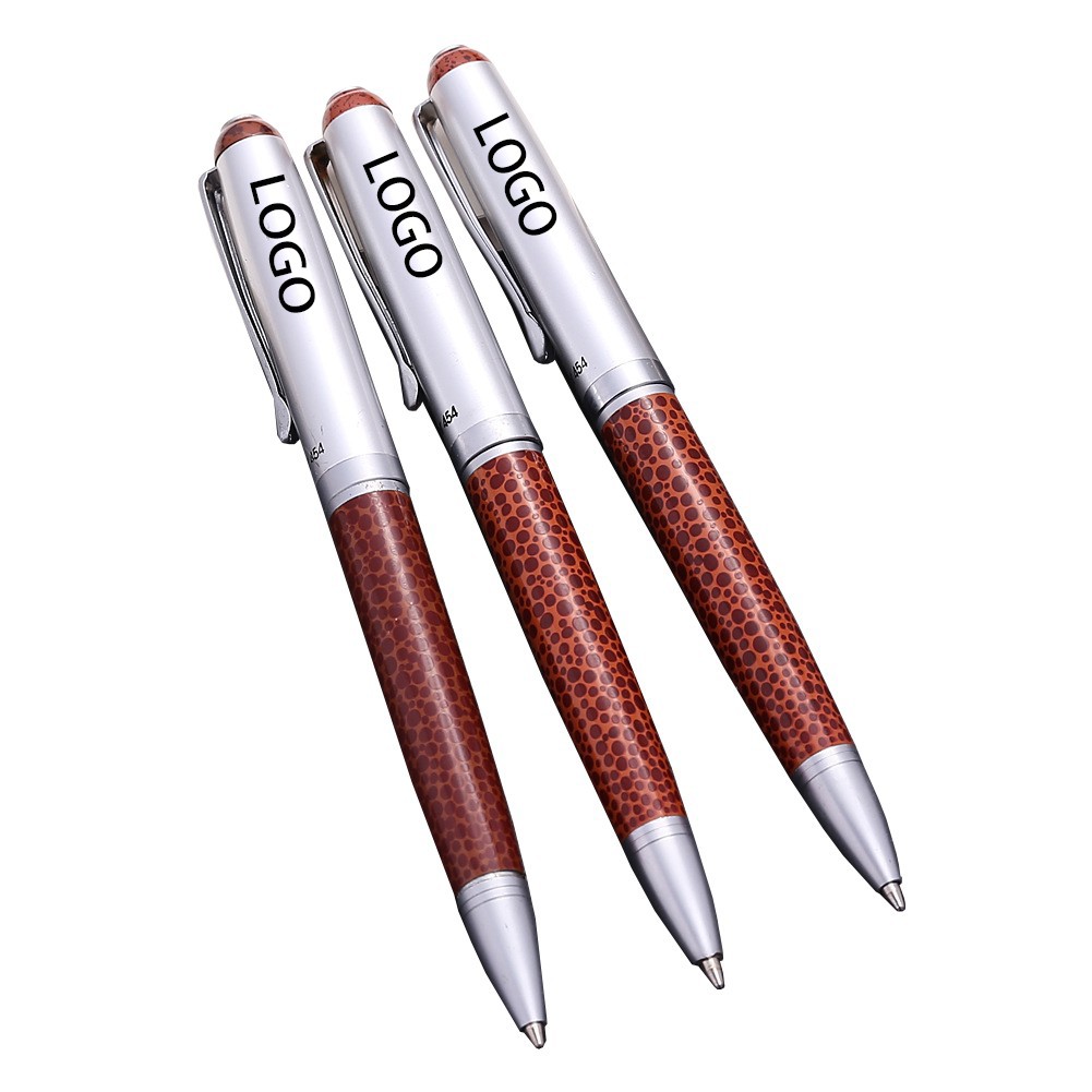Leather Foreskin Metal Ball Pen 5
