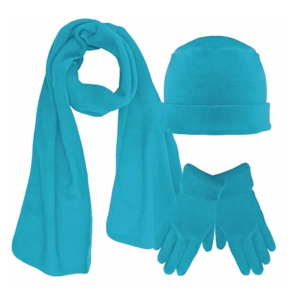Polar Fleece Hat Scarf And Gloves 7
