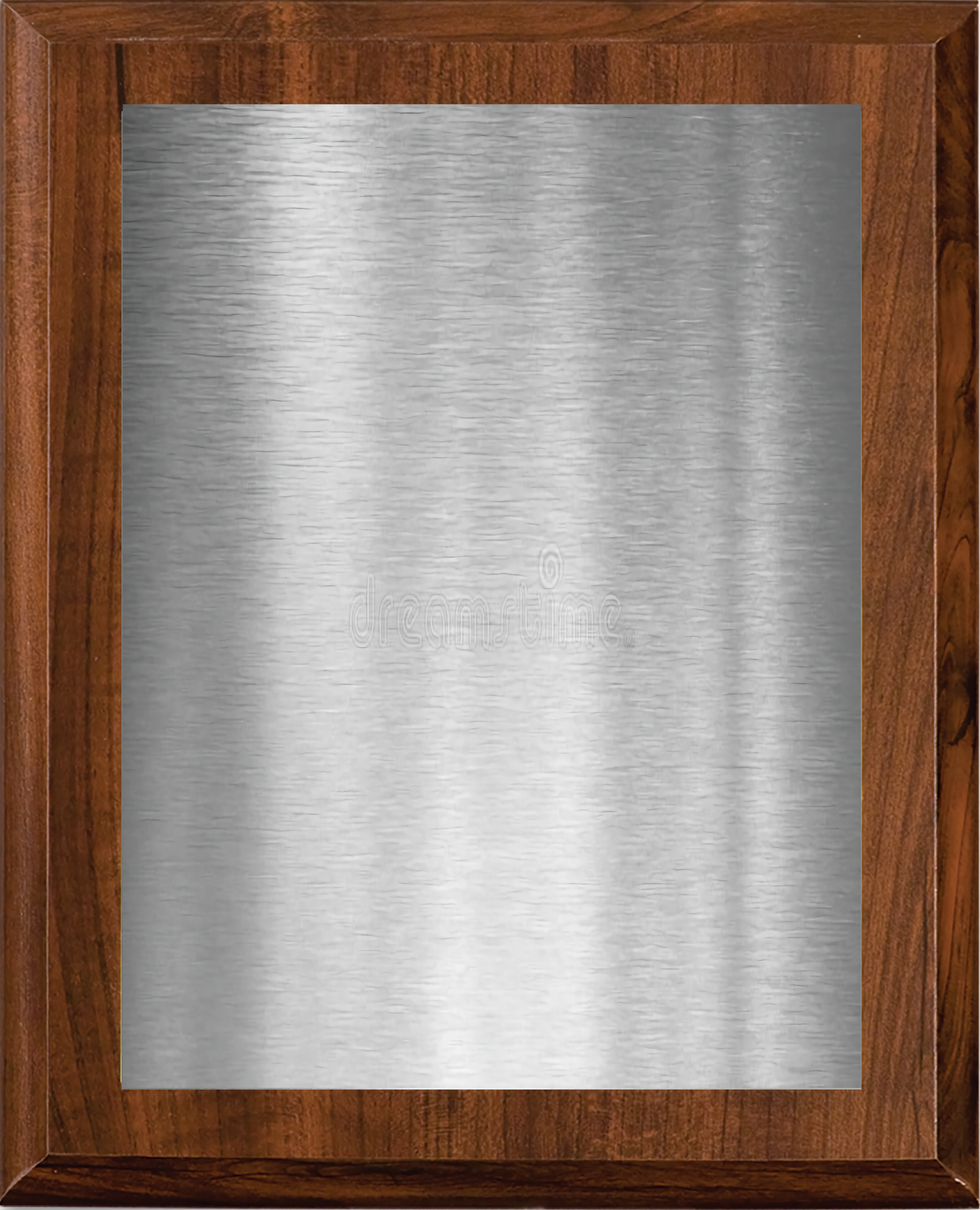 Cherry Finish Plaque w/ Single Engraved Plate 11