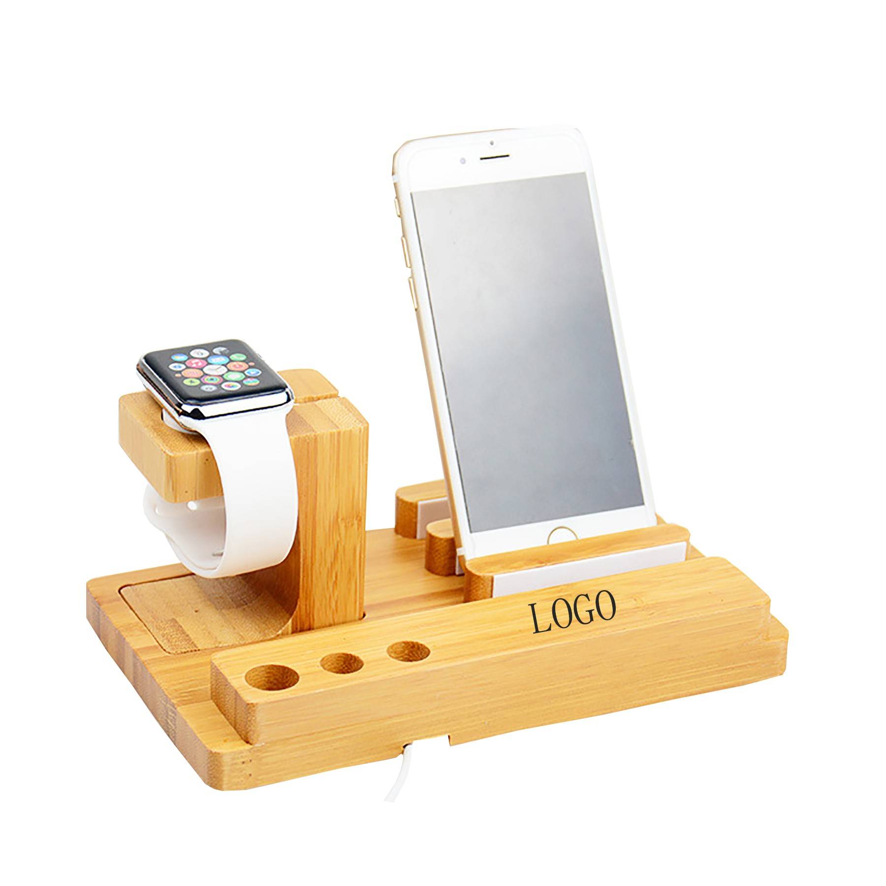 Bamboo Phone Stand 1