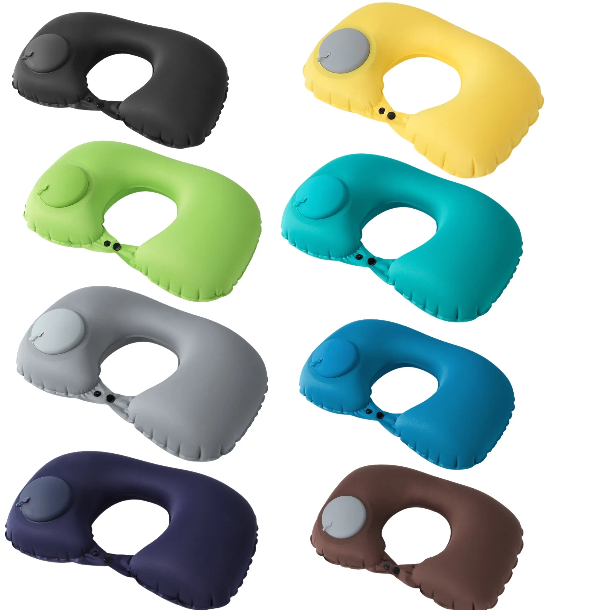 Inflatable U-shaped Travel Neck Pillow 4