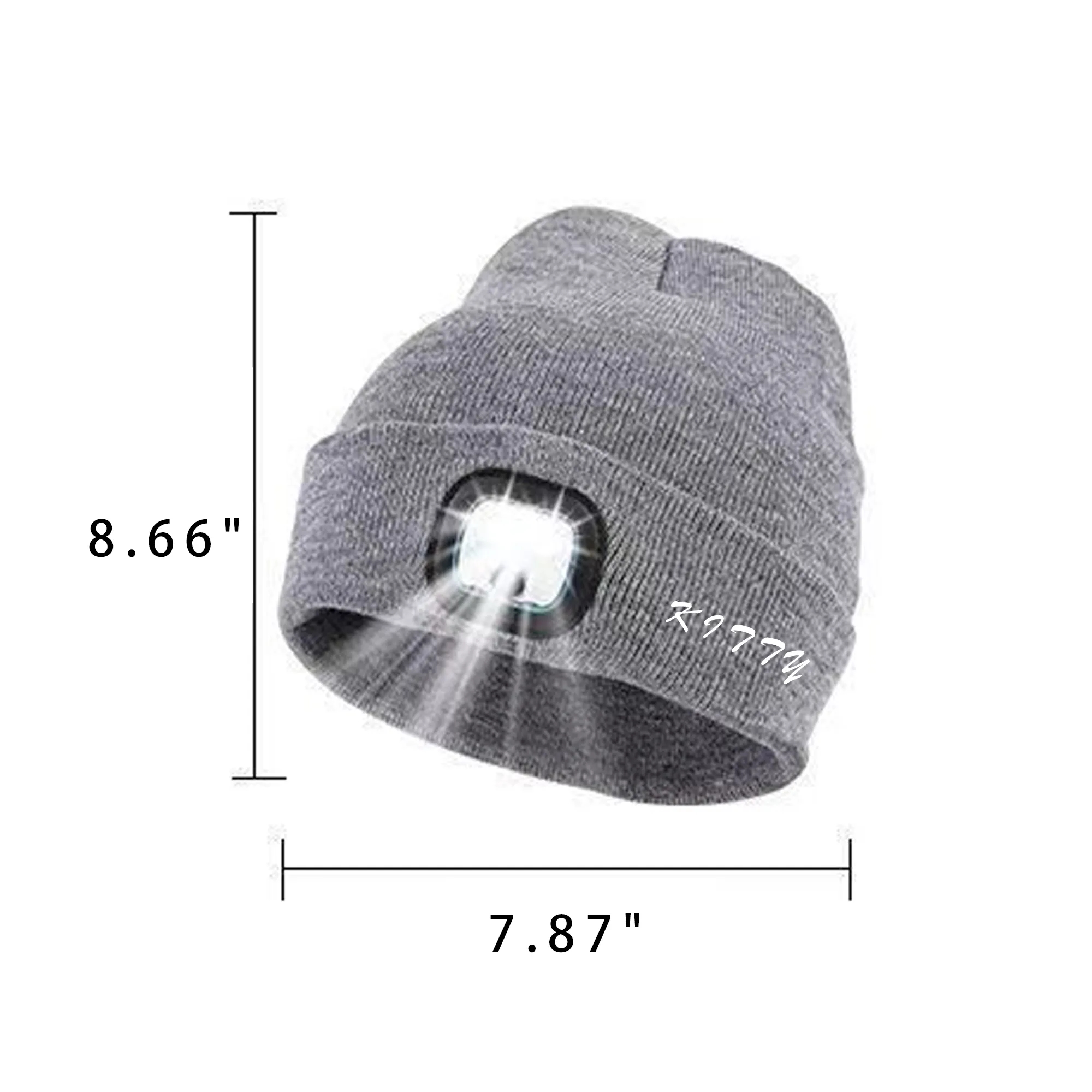 Bluetooth Beanie Hat With Light 3