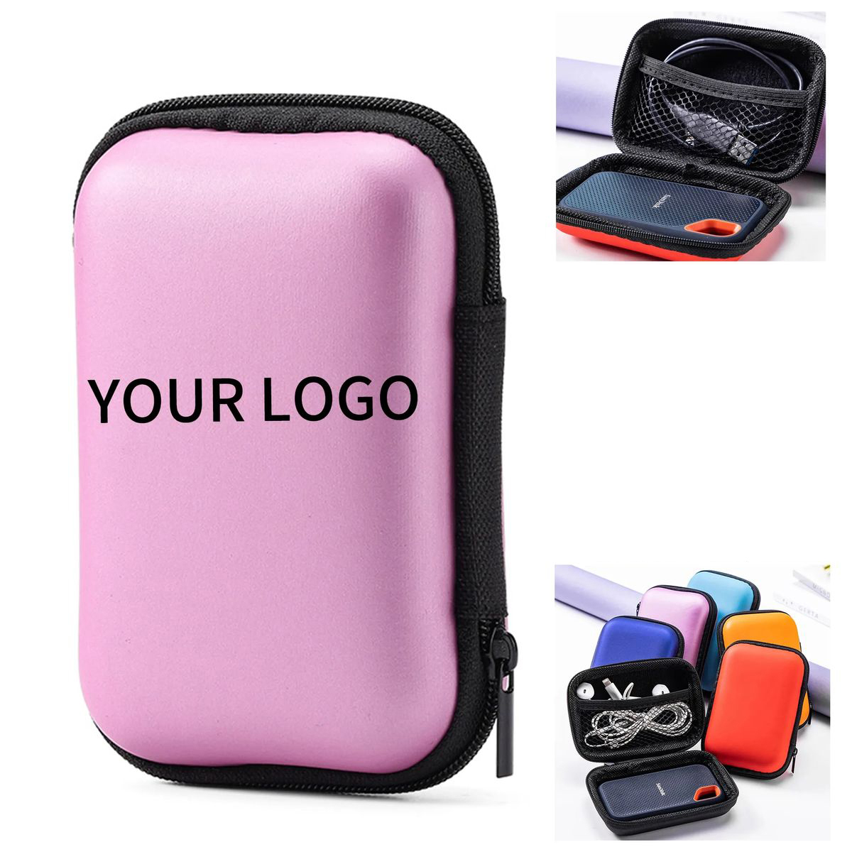 Portable Zipper Case for Headphones 2
