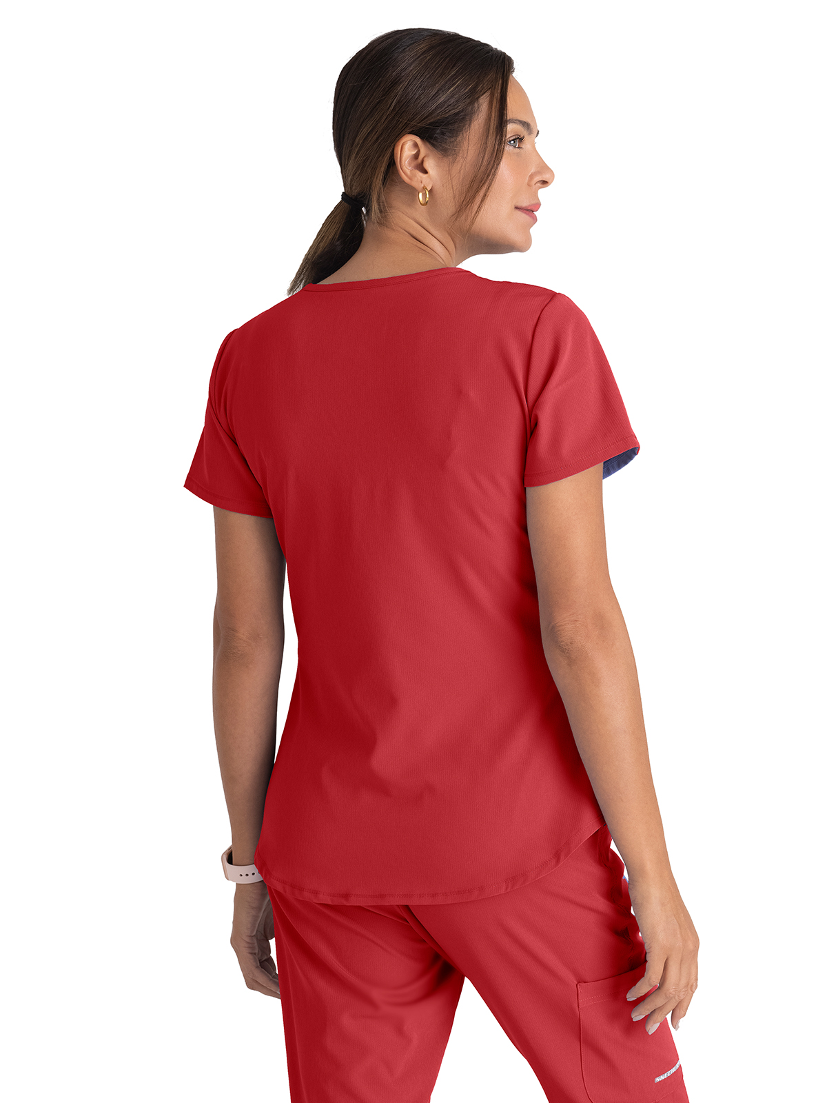 Skechers - Women's Three-Pocket Curved V-Neck Breeze Scrub Top 48