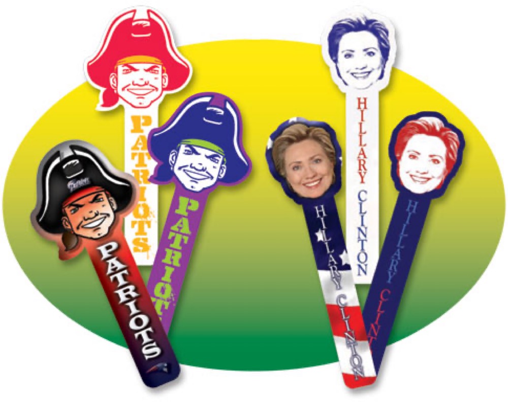 Custom Rally Stick (7"x15")