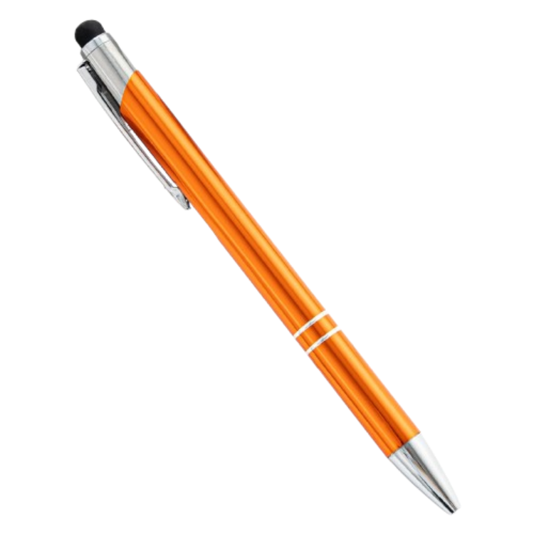Metal Ballpoint Pen W/ Stylus 9