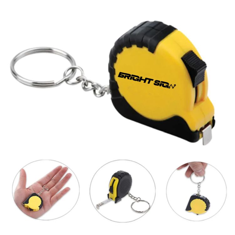 Portable Retractable Tape Measure Keychain 2