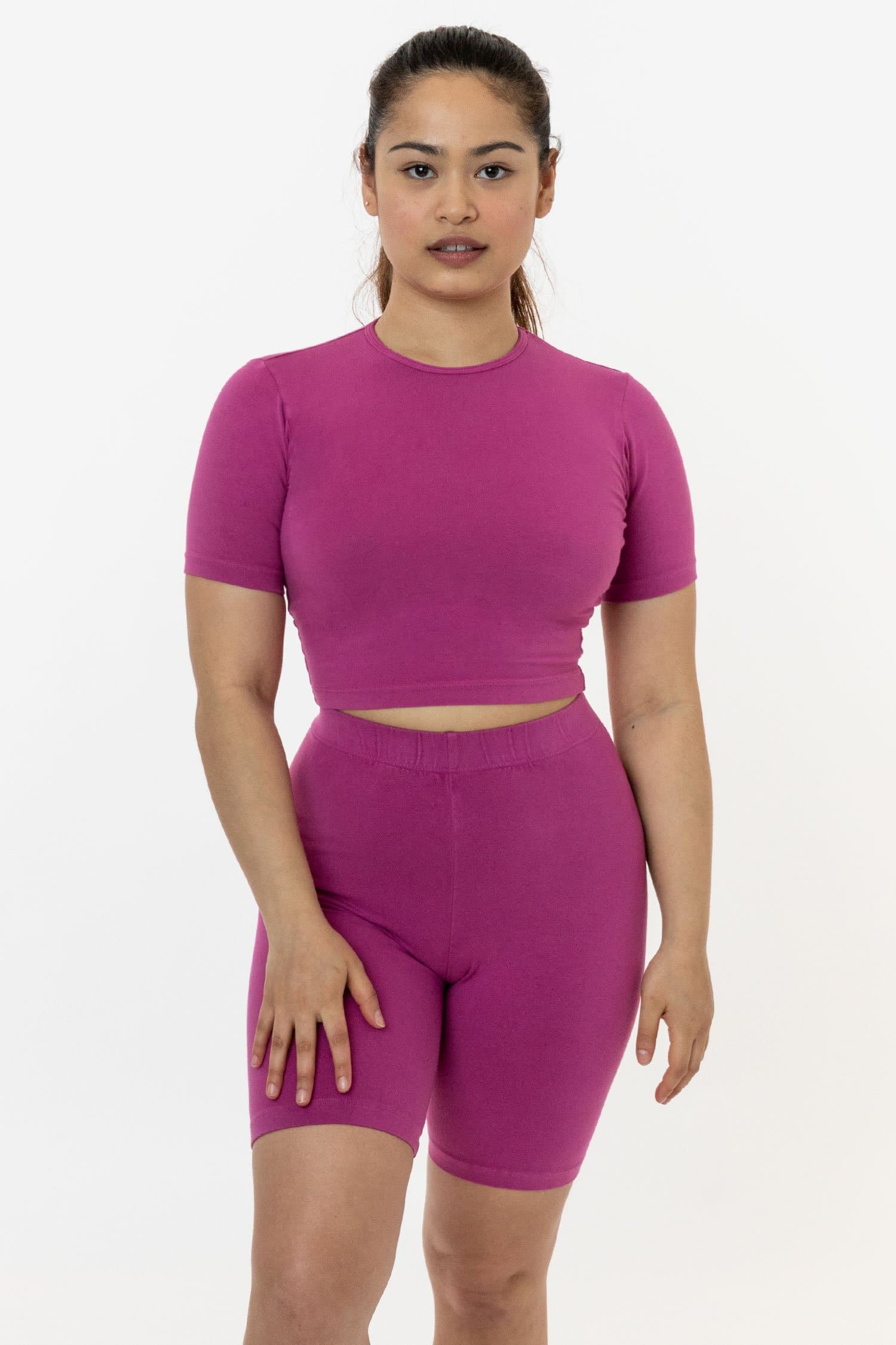 GARMENT DYE MICRO CROP TEE 6