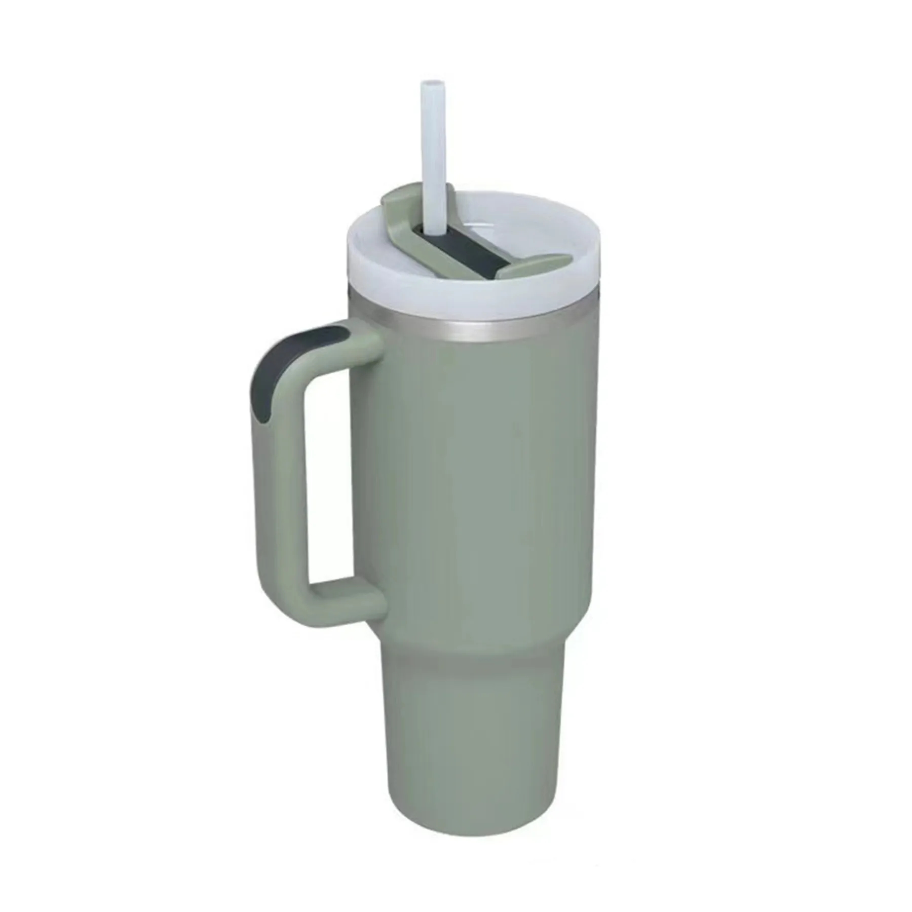 40 Oz. Insulated Travel Tumbler with Handle and Straw 21