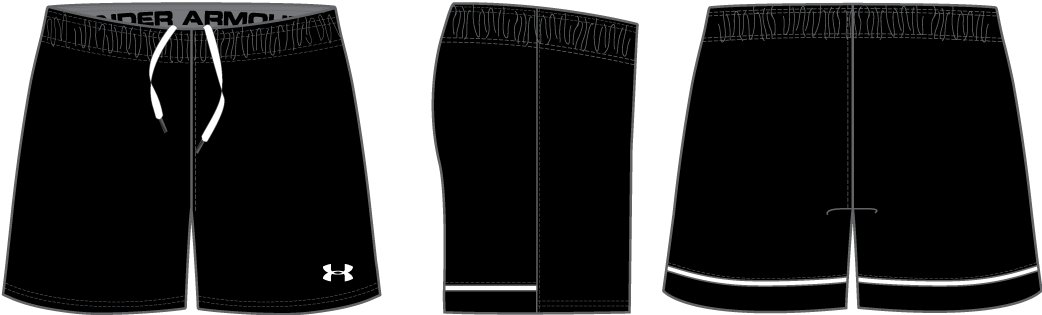 Women's UA Squad Shorts  3