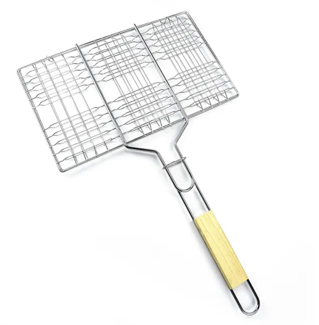 Portable Removable Handle Barbecue Grill Basket 3
